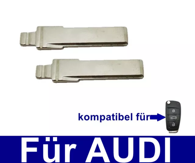 2x Repuesto Llave Tornos para Audi VW Seat Beetle Bora Cabrio Caddy