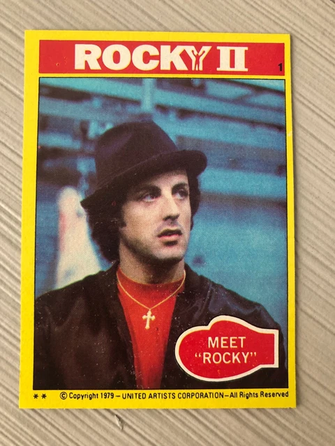1979 Topps Rocky II Cards - Sylvester Stallone - You Pick - Complete Your Set!!