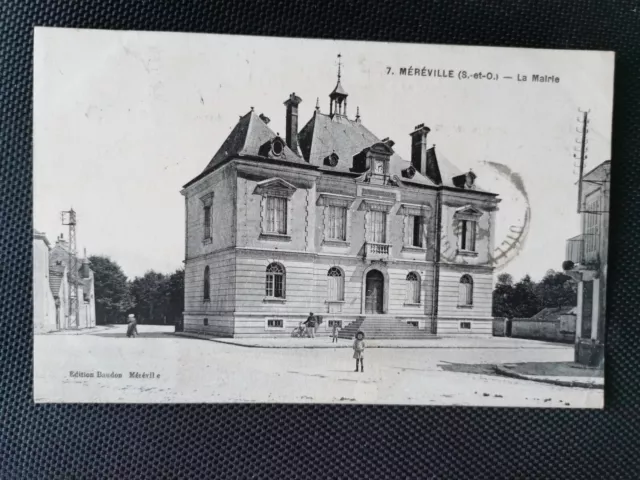 CPA 91 MEREVILLE - La Mairie