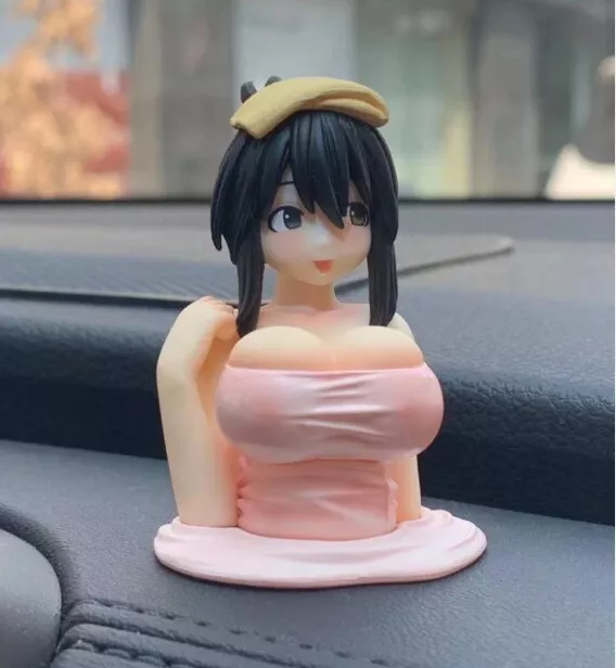 New Anime Bobble Oppai Car Dashboard Accessory Toy Bobble Boobs Gift Manga