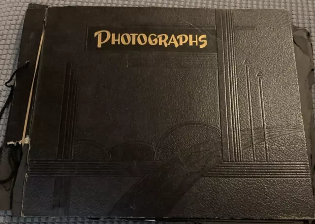 Early Snapshot Photo Album-As Found - Family - Snow