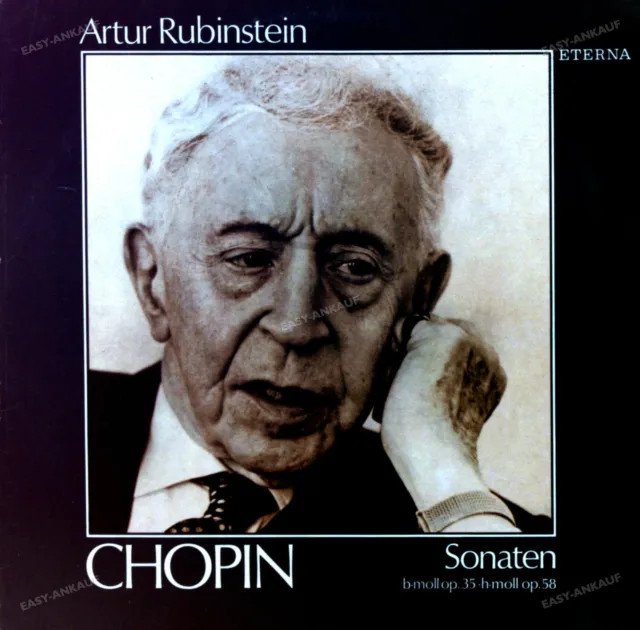 Chopin, Artur Rubinstein - Sonaten B-moll Op.35 ∙ H-moll Op.58 LP (VG/VG) .