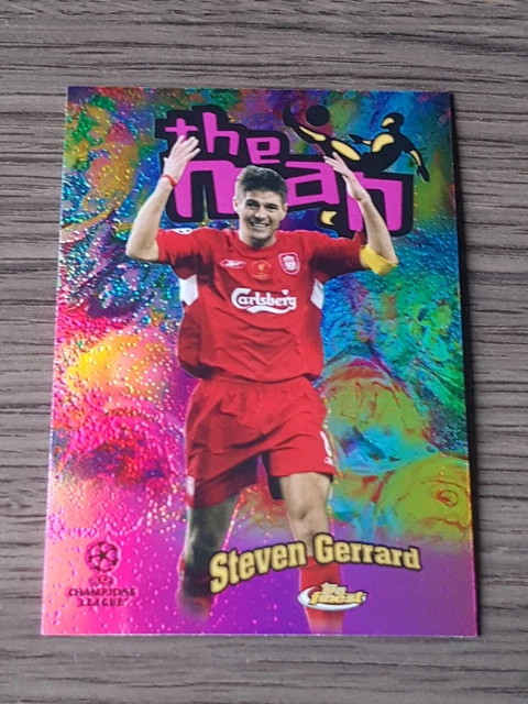 STEVEN GERRARD TOPPS Finest UCL 2022-23 The Man Liverpool FC 