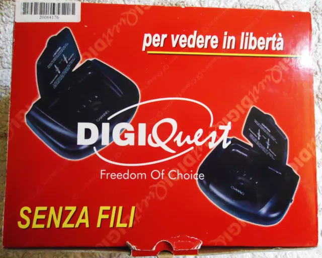 Trasmettitore Ricevitore Digiquest Video Sender 2.4 GHz Wireless Video Link