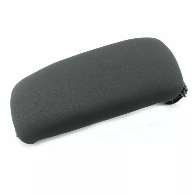 Cloth Padding Armrest Center Console Lid Cover for Audi A3 8P 2003-2012 Black MU
