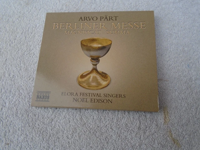 Arvo Part - Berliner Messe /  Magnificat / Summa - CD - Elora Festival Singers