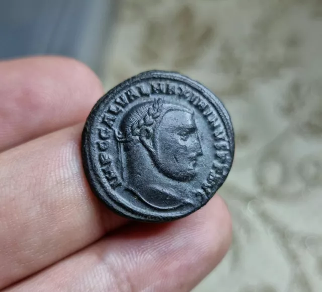 Roman . Maximinus II Daia Æ Follis. A.D. 310-313. Antioch mint