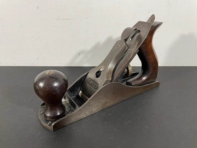 Antique Stanley USA No. 3 Smoothing Plane Woodwork Tool
