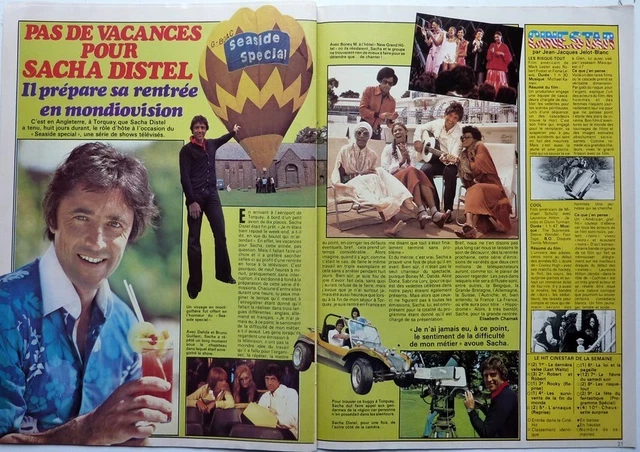 *Sacha Distel / Boney M =  Coupure De Presse 2 Pages 1978 / Clipping