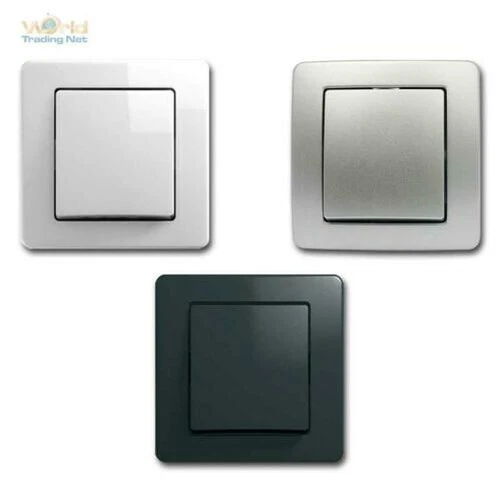 Flush Interrupteur,Changer L'Interrupteur Blanc/Anthracite/Argent EKONOMIK En