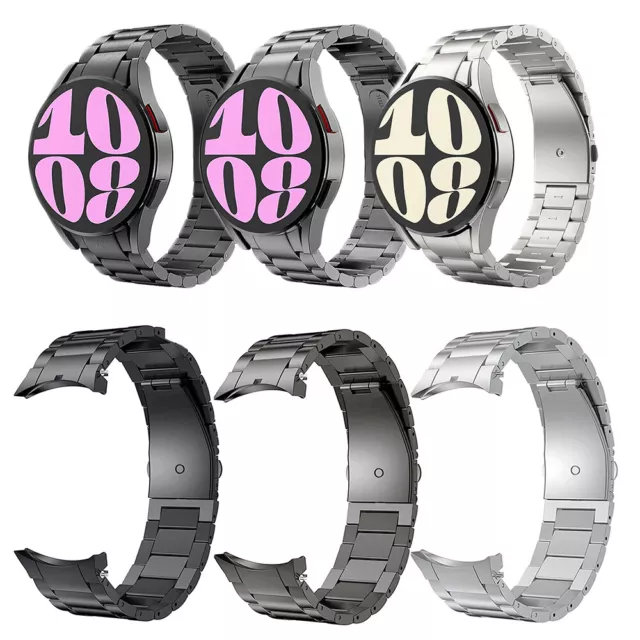Titanium Metal Band Strap For Samsung Galaxy Watch 6/6 Classic/Watch 5/5 Pro