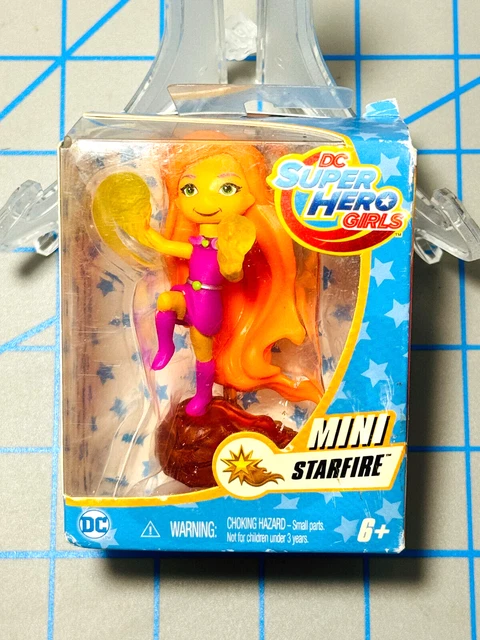DC COMICS SUPER Hero Girls Mini Starfire Girl Figure Mattel 2016 3