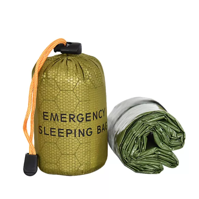 Outdoor Camping Thermal Sleeping Bag Emergency Survival Hiking Blanket Gear