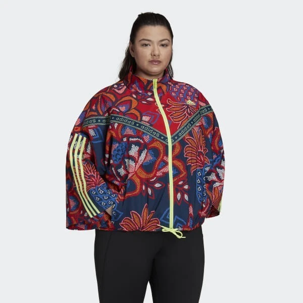 Adidas x farm tropical satin track kimono cheap