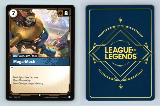 MEGA-MECH #088/298 RIFTBOUND League Of Legends Origins 2025 Common TCG ...