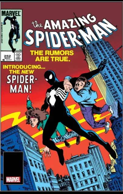 AMAZING SPIDER-MAN #252 FACSIMILE FOIL PRESALE 1/31/2024 1st Symbiote Costume