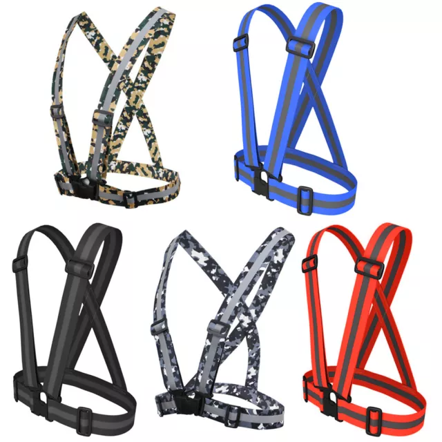 Gilet da lavoro corsa equitazione fascia elastica di sicurezza regolabile panno protettivo ciclismo