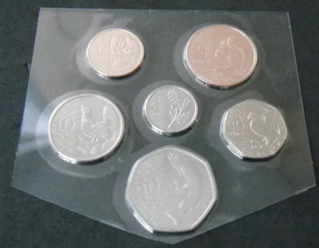 2024 Royal Mint Definitive BUNC 6 Coin Set From 1p to 50p - In Stock