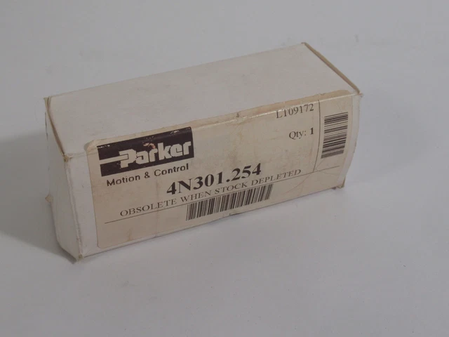 Parker 4N301-254 Pilot Valve 1/8"NPT Twist Operated Actuator 10bar Max ! NEW !