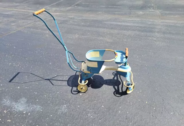 Vintage 1940's TAYLOR TOT Baby Stroller  Blue