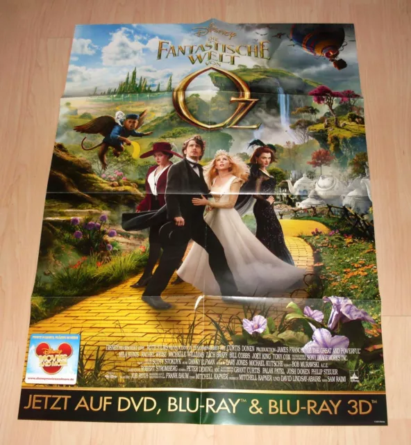 Filmposter Filmplakat DIN A1 - Die fantastische Welt von Oz - James Franco - Neu