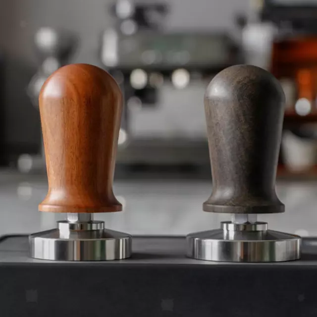 Calibré Espresso Tamper Coffee Ground Press Poignée en bois pour un usage