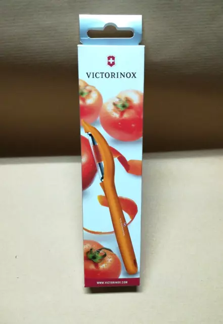 Victorinox, pelapatate universale con lama a pendolo, seghettata, doppio taglio,