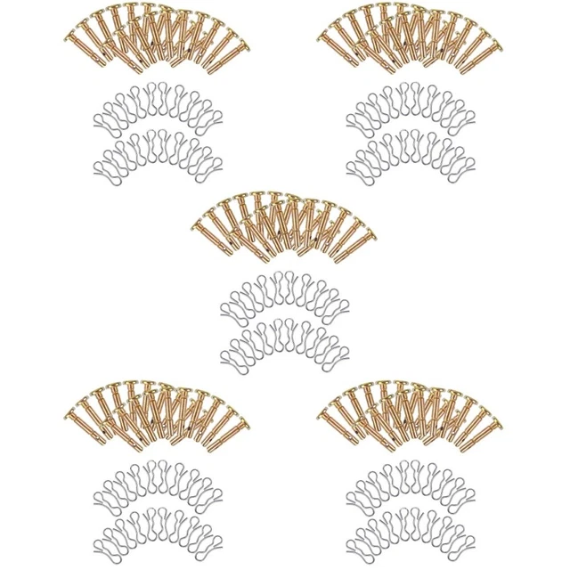 Set Di 10 Perni E 10 Coppiglie Premium Per Spazzaneve - Compatibile Con Molti Modelli A 2 E 3 Stadi, Antiruggine