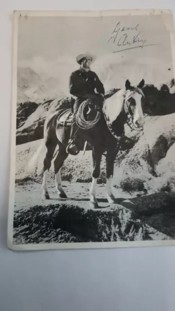 Gene Autry The Singing Cowboy. Singer And Actor Genuine Signed Autograph