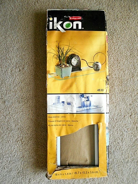 Rubbermaid Ikon Glass Shelf Kit #4B30