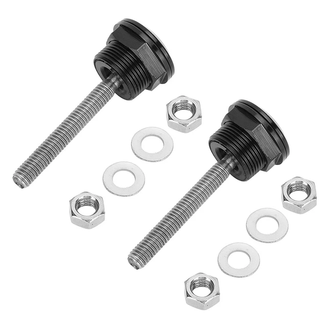 Car 2Pcs Hood-Pin Bonnet Lock Quick Release Push Button Bumper Clip Latches(22mm