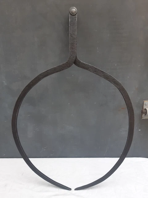 ANCIEN GRAND COMPAS d'Epaisseur en Fer Forgé - Outil Charpentier ...