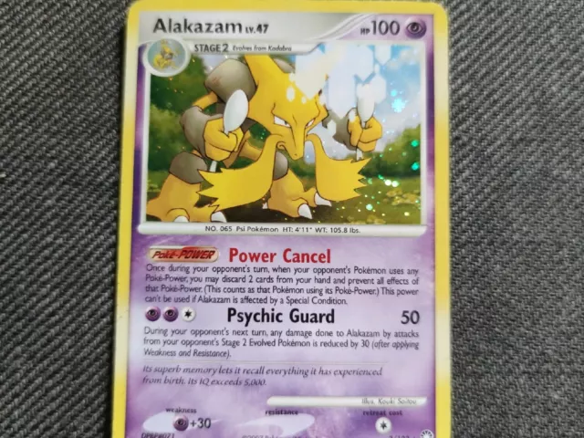 Mavin  Topps Alakazam Pokemon Card EV9 of 12 Die Cut Evolution #65 Series  2 Stage 3