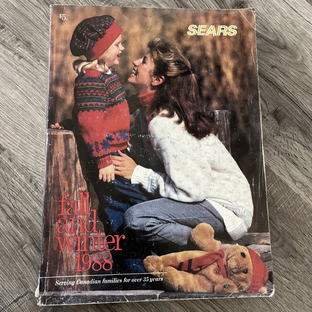 SEARS FALL & Winter 1988 Catalog Vintage Fashion Furniture Electronics ...