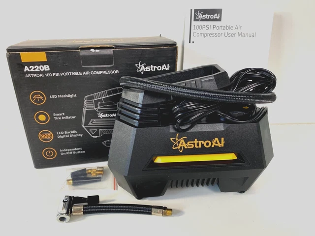 ENVÍO GRATUITO Astro AI 100 PSI Compresor de aire portátil Inflador de neumáticos inteligentes A220B