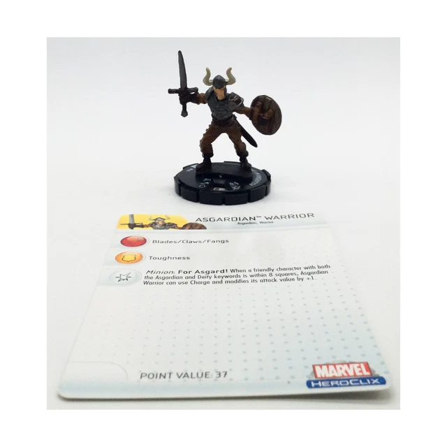 Marvel Heroclix Hammer of Thor Asgardian Warrior #014 NM