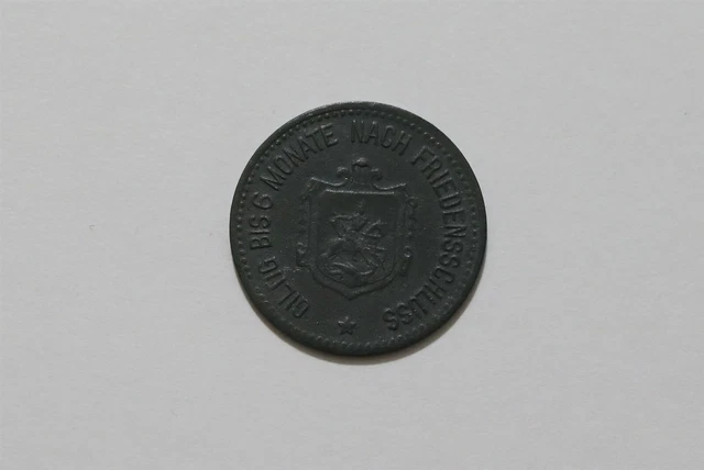 Germany War Money Token 10 Pfennig Aibling Zinc B34 #Z719