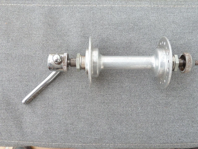 Moyeu Avant New Star Pour Vélo Ancien - 36 Trous - Acier - Fabriqué En France - Années 1950