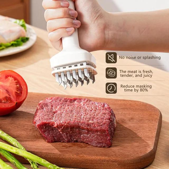 Stainless Steel Meat Beef Tenderizer Manual Steak Chicken Hammer Tool