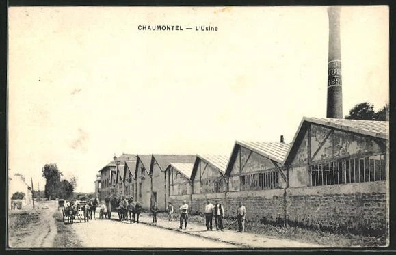 CPA Chaumontel, L´Usine