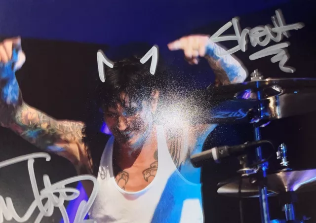 Motley Crue Tommy Lee autographed signed SHOUT inscription 8x10 photo BAS COA 3