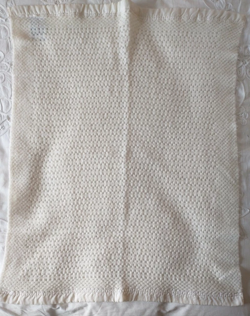 Mothercare cellular blanket satin edge deals