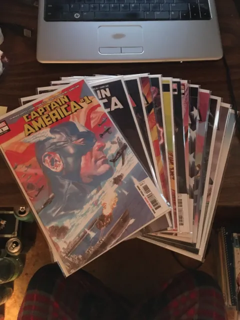 Captain America Vol 9 (2019) 1-14 Full Run Set Lot Marvel Comic Books NM Coates
