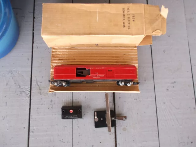 American Flyer "S" Scalenew Haven Railway Express Agency Mail Car W/Original Box