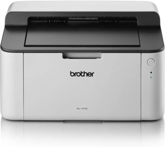 Brother HL-1110 Mono Laser Printer - Single Function, USB 2.0, Compact, A4 Print
