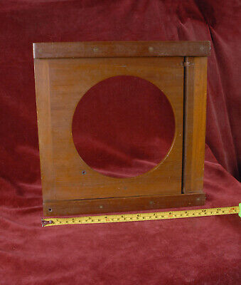 Vintage Large format wood & Brass camera Base Plate / Panel parts 2/12
