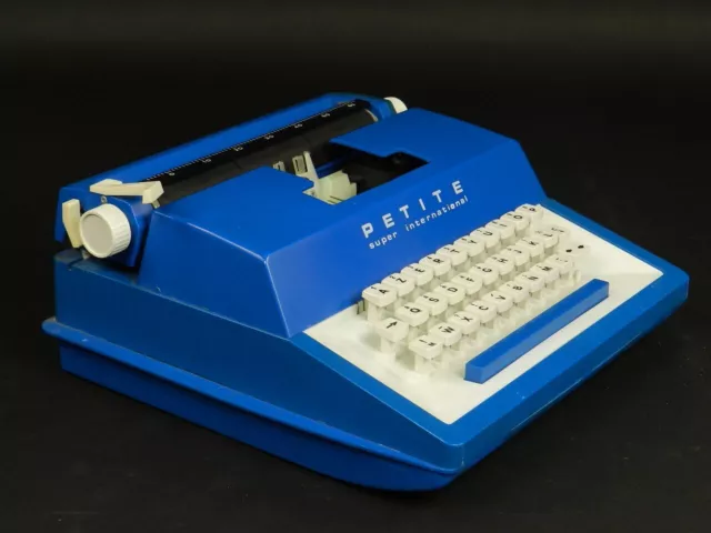 Máquina De Escribir De Juguete Petite Año 1970 Typewriter Schreibmaschine