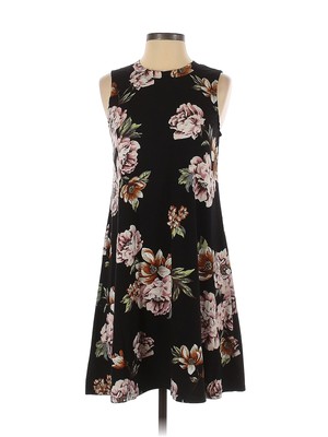 Fortune + Ivy Women Black Casual Dress S