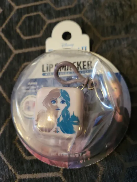 Frozen II Disney Lip Smacker Lip Balm Cube Keychain Anna New