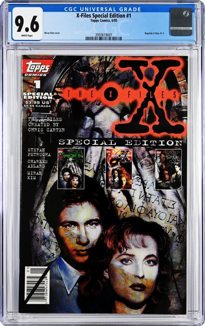 X-Files Special Edition #1 CGC 9.6 (Jun 1995, Topps) Miran Kim, Scully & Mulder